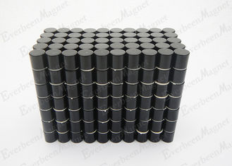 China Los imanes del neodimio del cilindro N35 cubrieron el epóxido negro, imanes del cubo del neodimio para el componente de los muebles proveedor
